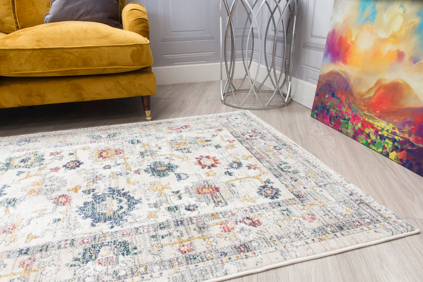 Boho Rug Vesta Design - Natural