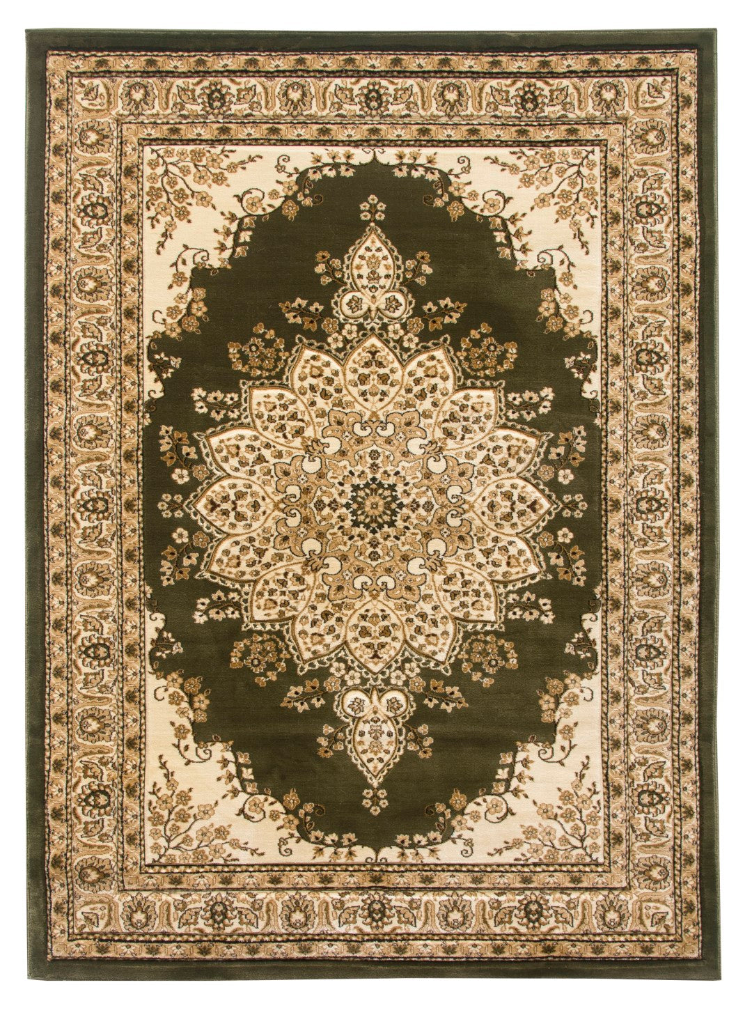 Classique Range - Medallion Rug - Green