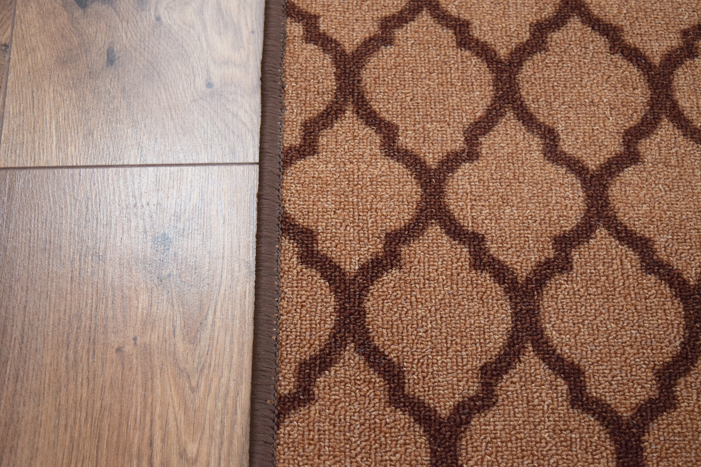Riviera Trellis Mat & Runner - Brown