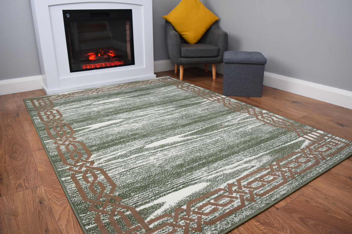 Luna Range -Chain Borders - Green