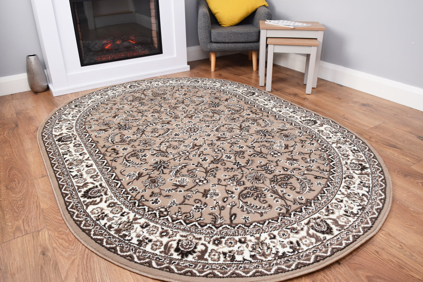 Luna Rug - Oval Range - Classical Beige