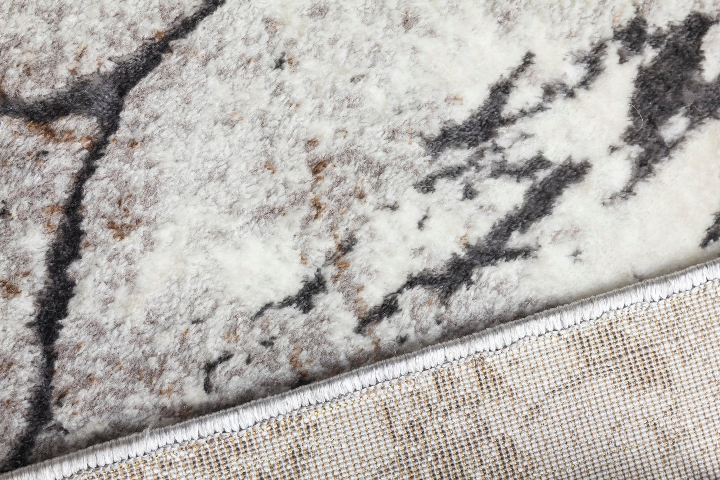 Glitz Range - Marble Rug - Grey