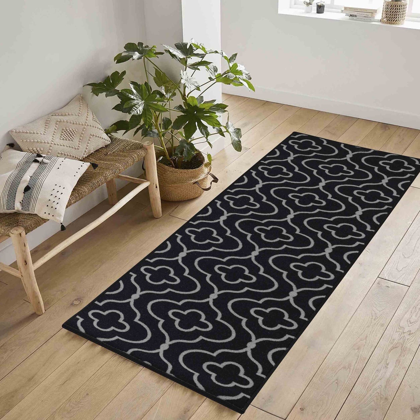 Riviera Club Mat & Runner - Black