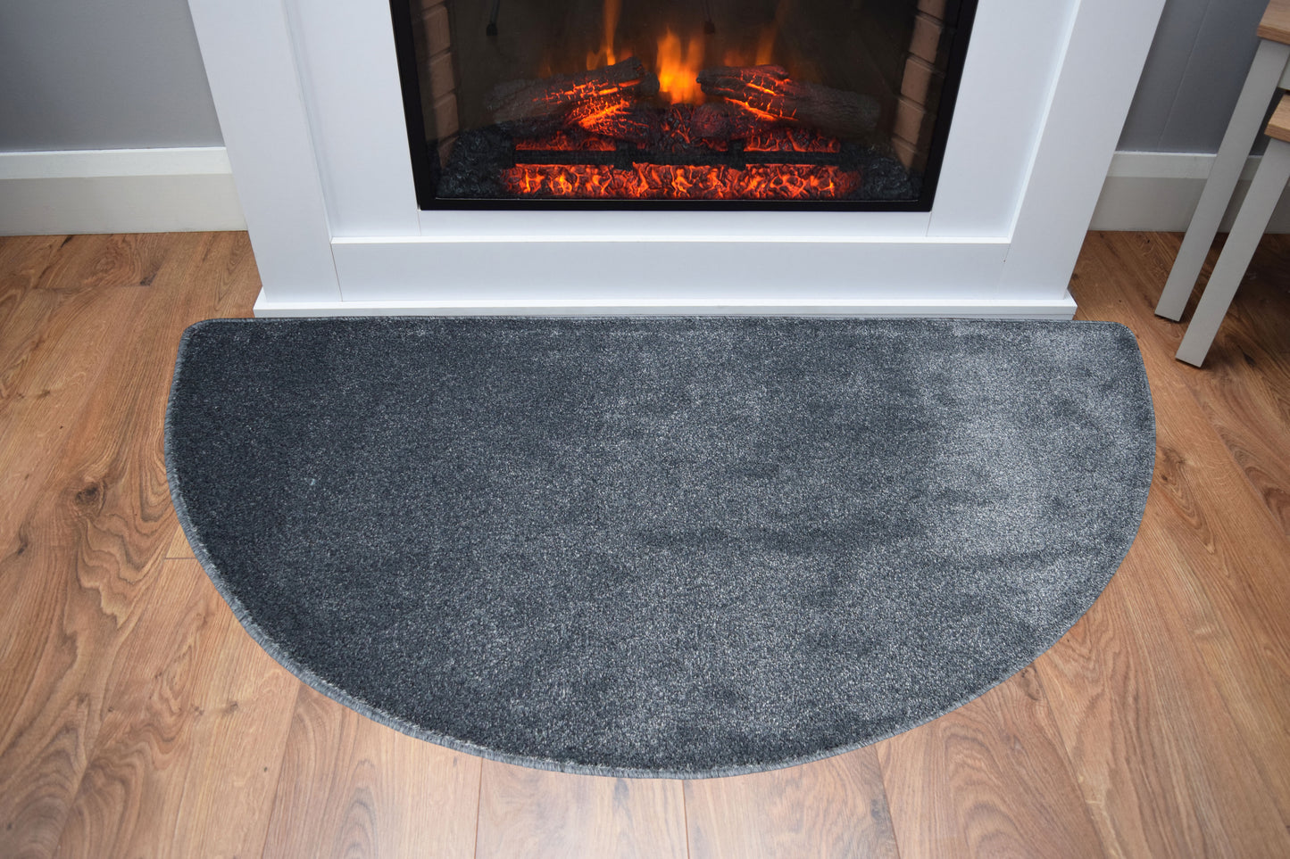 Half Moon - Plain Design - Ash Grey