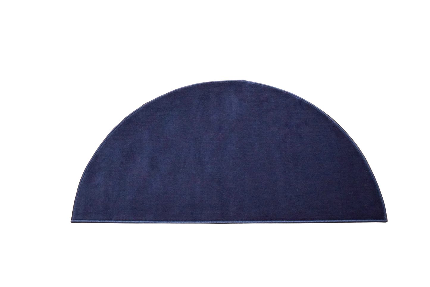 Luna Half Moon Rug - Plain - Navy