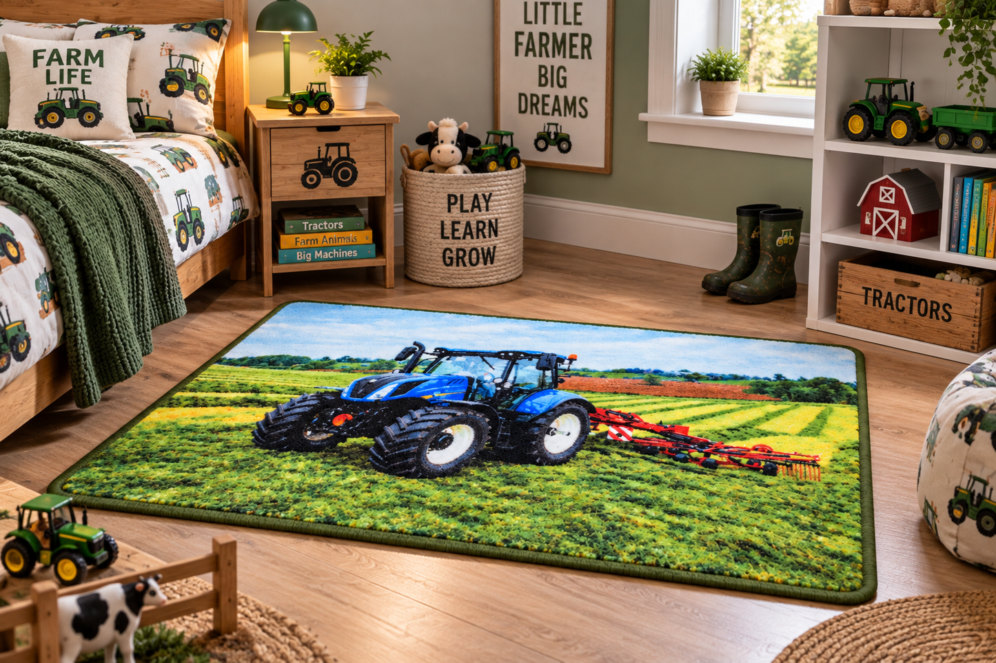 Kids Play Mat - Tractor Silage
