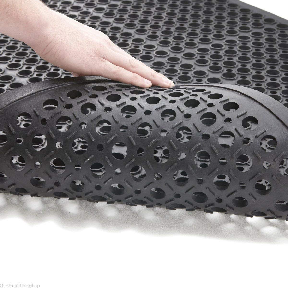 Rubber Indoor & Outdoor Mat - Rings