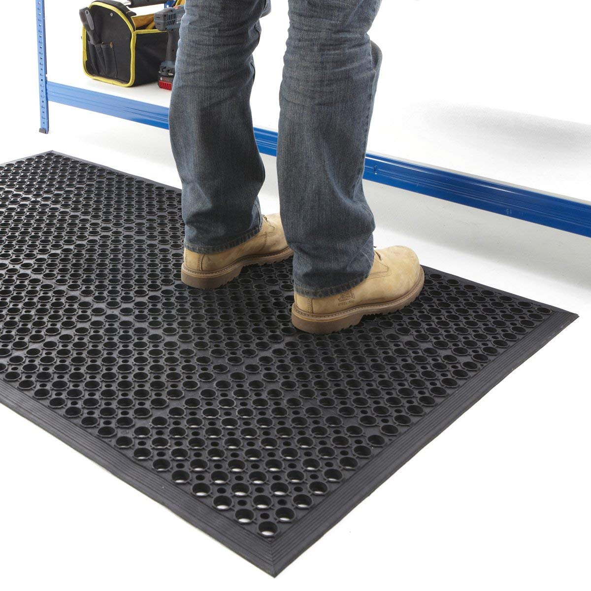 Rubber Indoor & Outdoor Mat - Rings