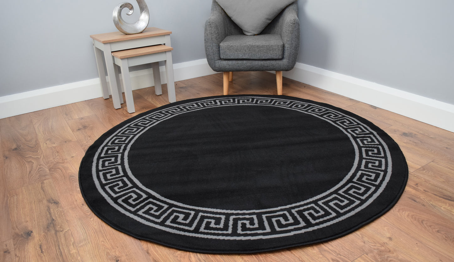 Luna Round Living Room Circle Rug