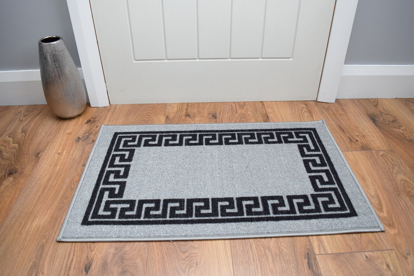 Riviera Greek Key Mat & Runner - Grey