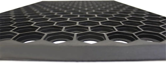 Rubber Indoor & Outdoor Mat - Honeycomb