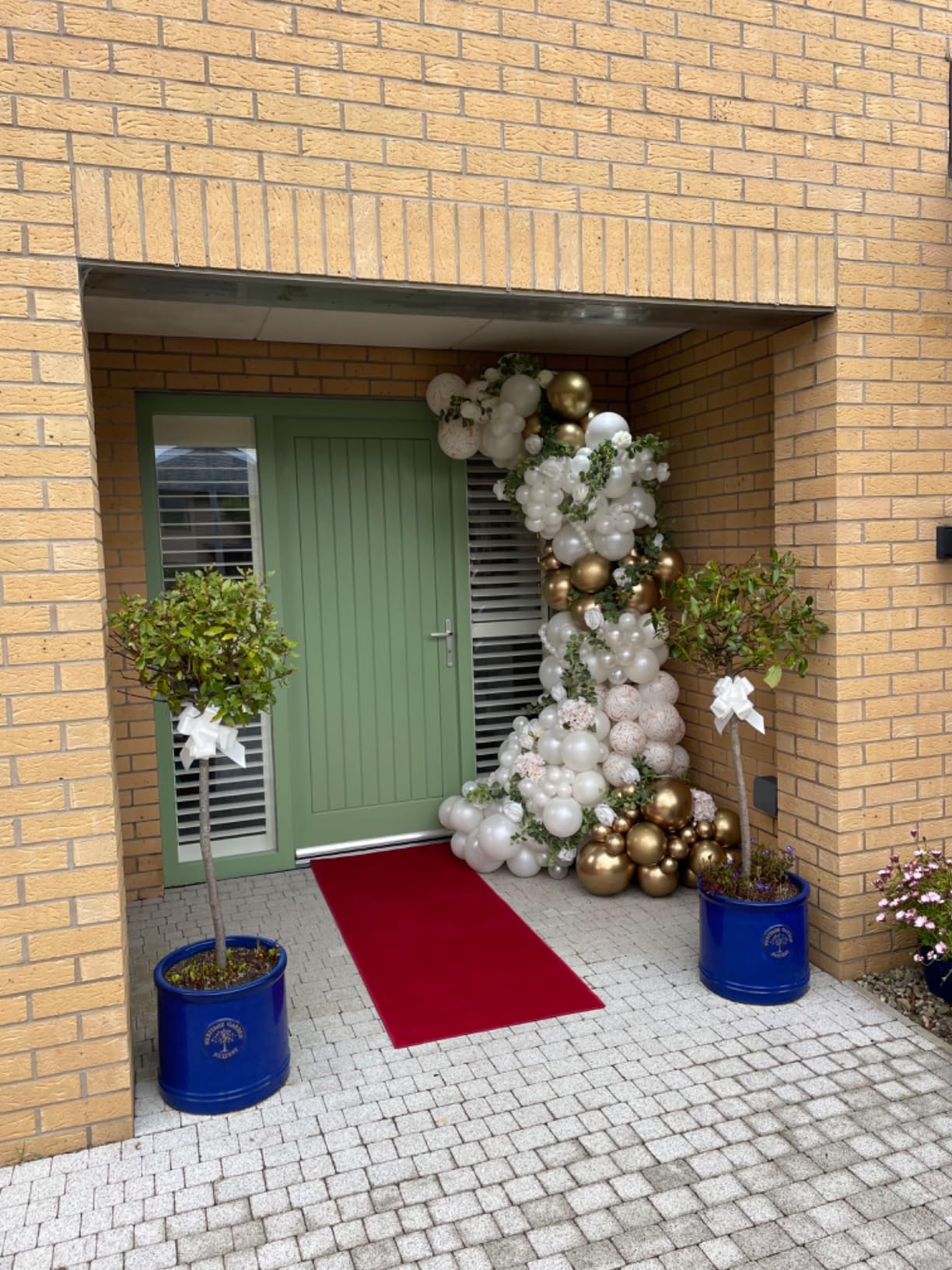 Made To Measure Luna - 100cm Wide Plain Red