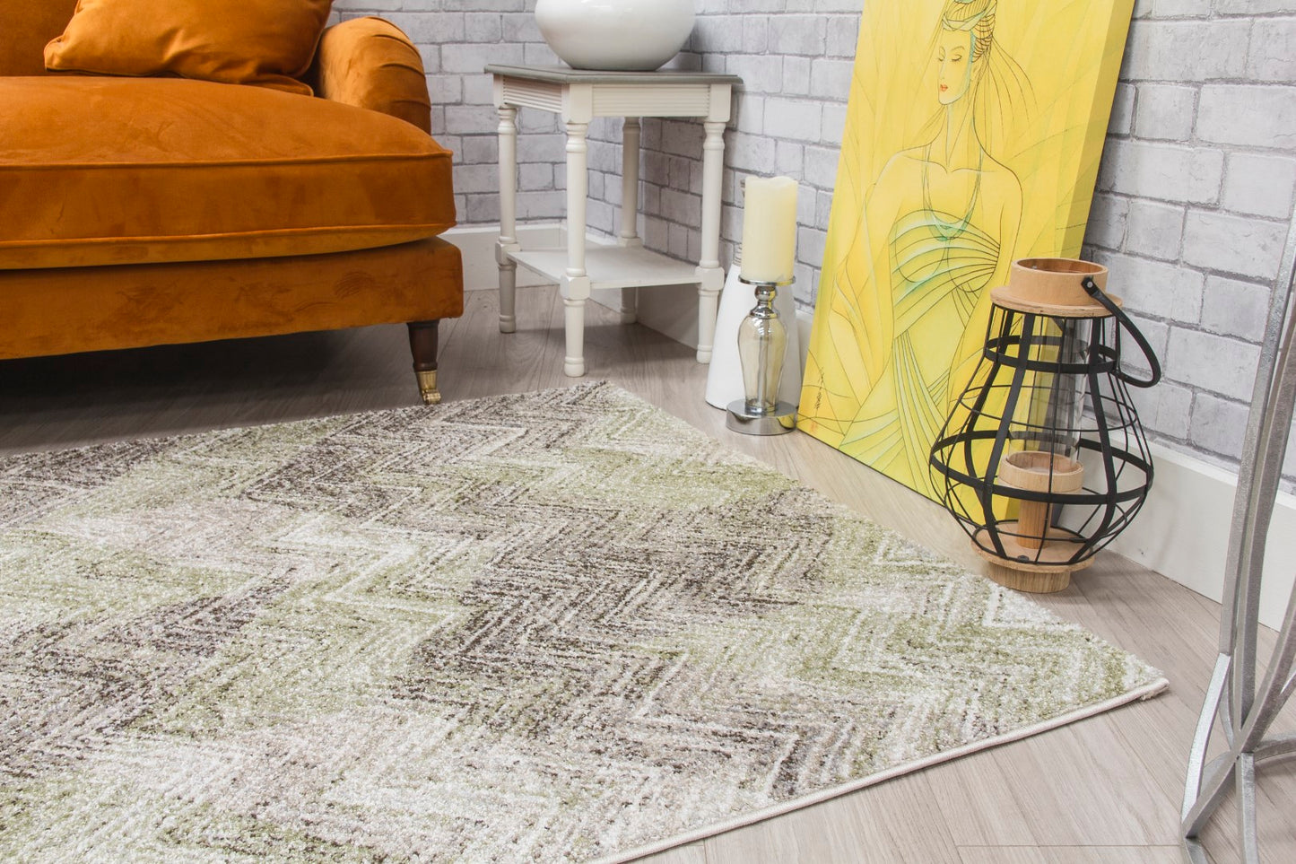 Ardenne Rug Chevy - Green