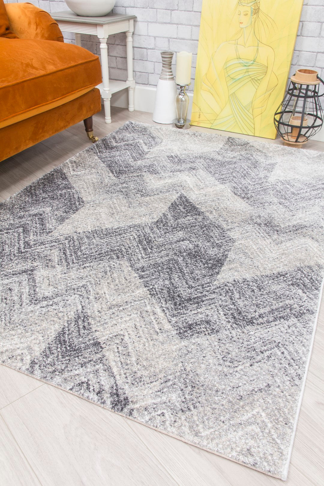 Ardenne Rug Chevy - Grey