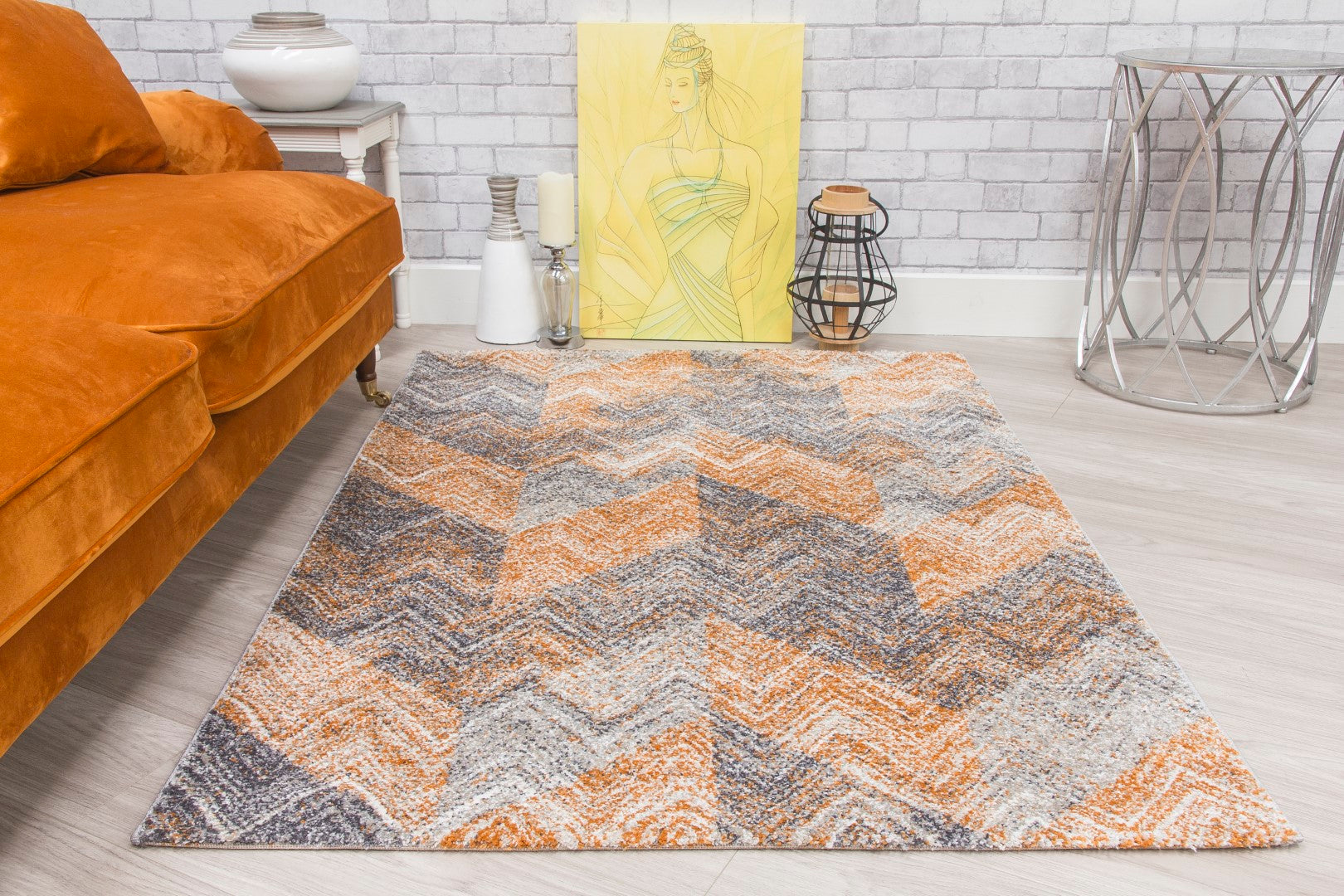 Ardenne Rug Chevy - Terracotta – SuperRugStore