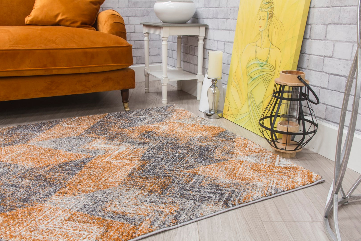 Ardenne Rug Chevy - Terracotta