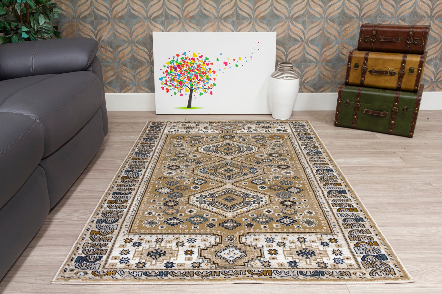 Aziza Range - Katana Rug - Beige