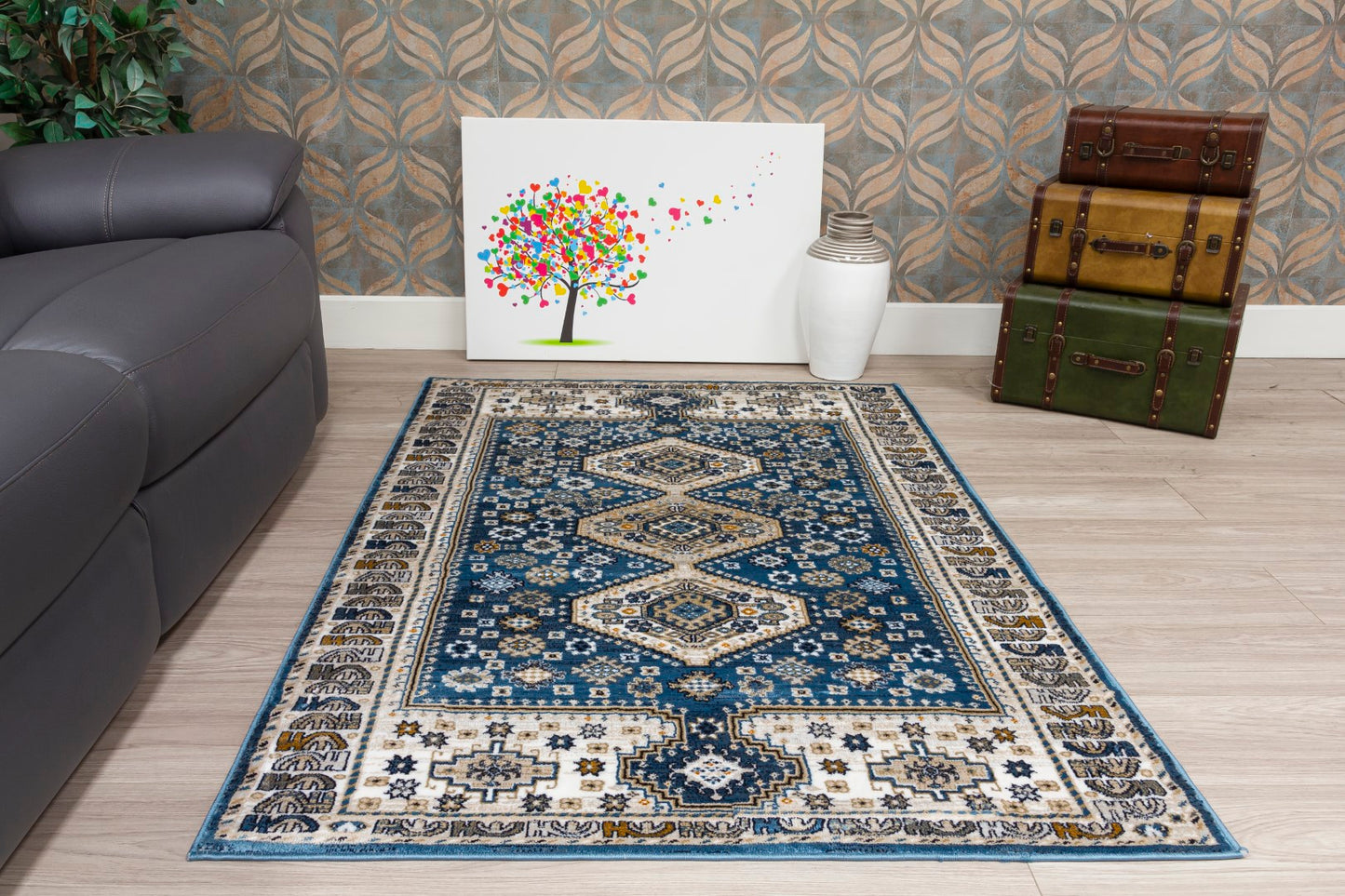 Aziza Range - Katana Rug - Blue