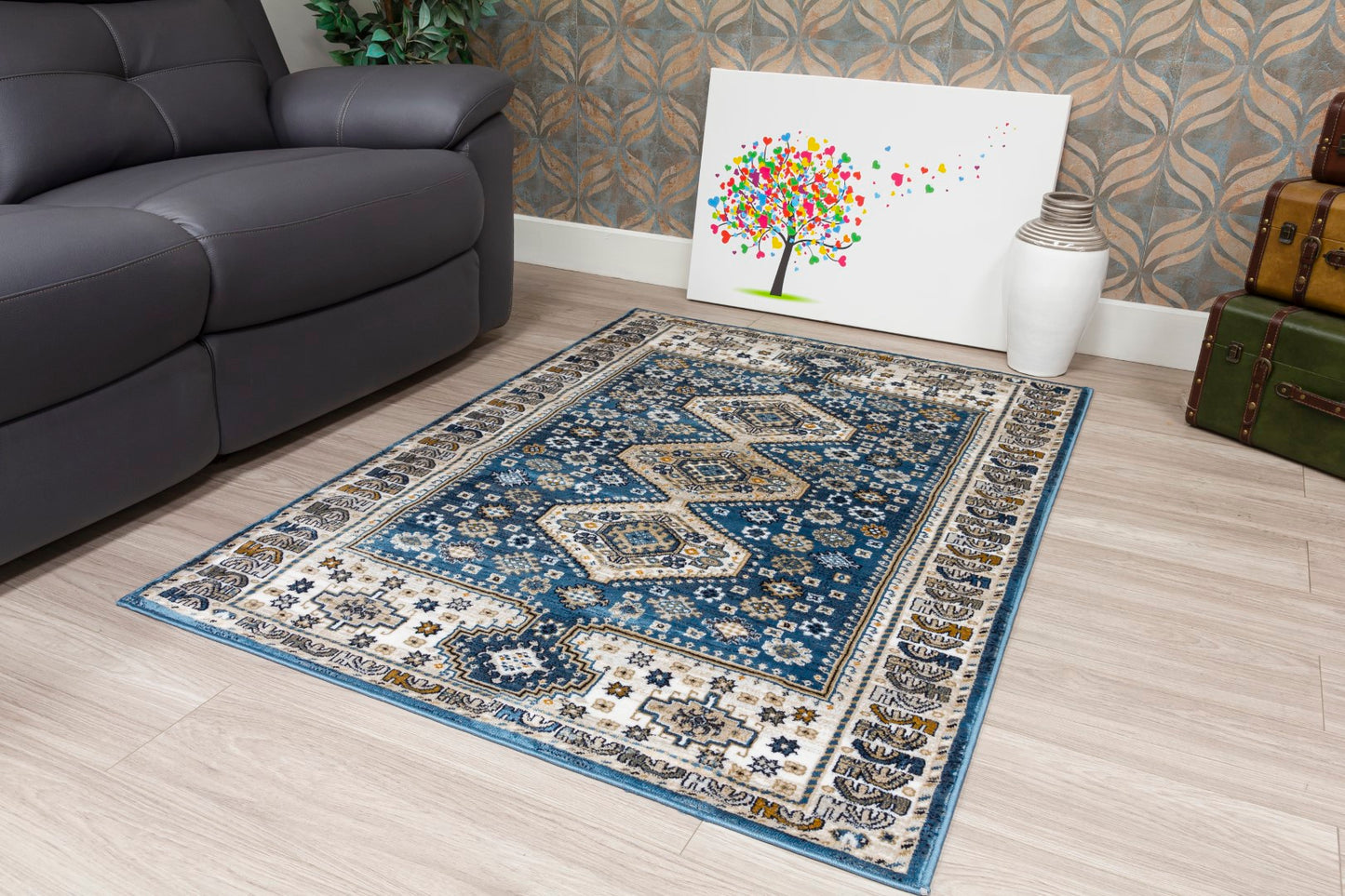 Aziza Range - Katana Rug - Blue