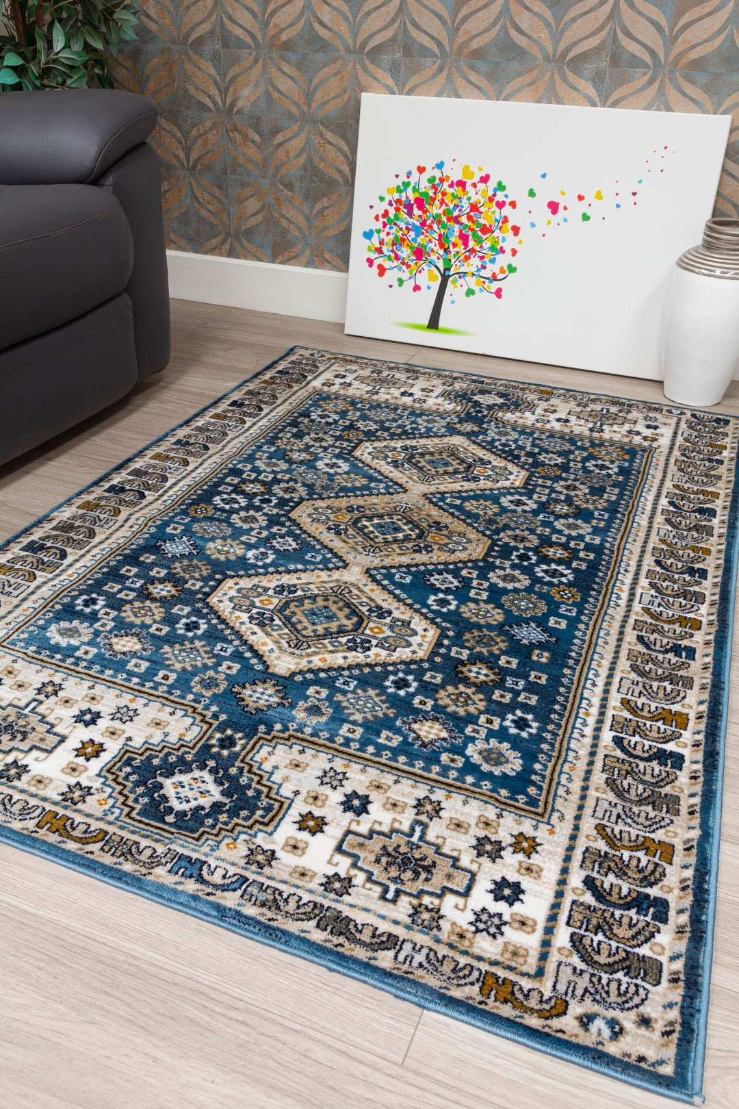 Aziza Range - Katana Rug - Blue