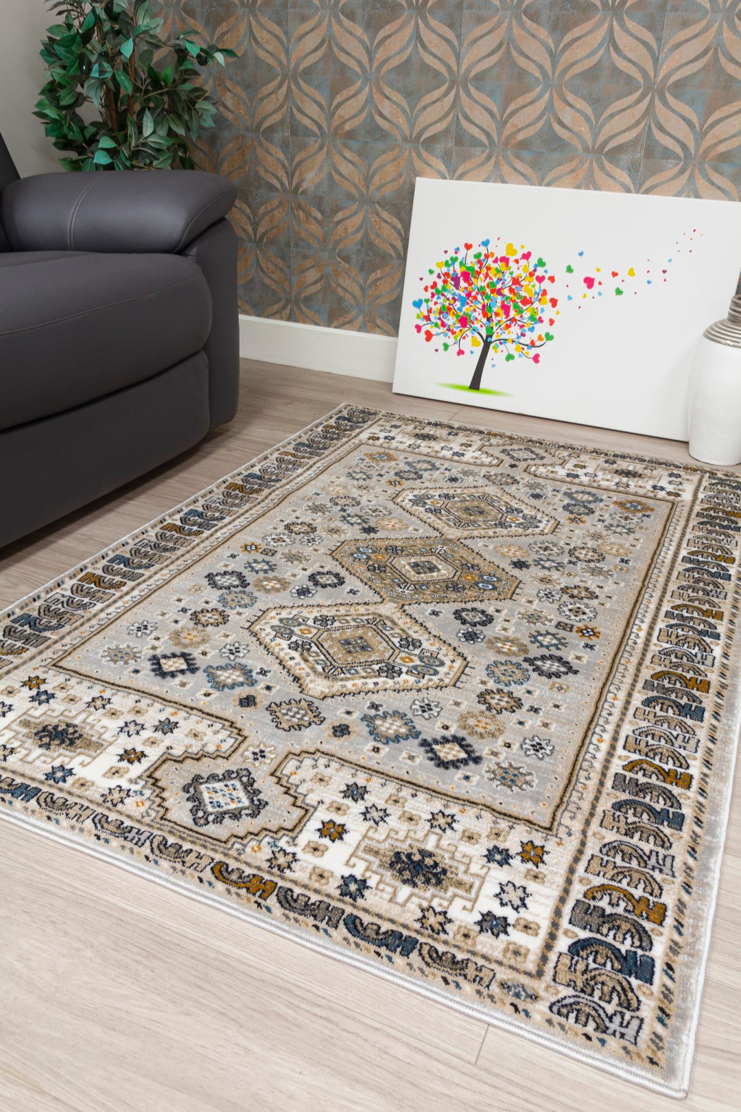 Aziza Range - Katana Rug - Grey