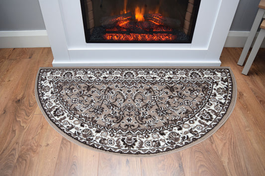 Luna Half Moon Rug - Classical - Beige