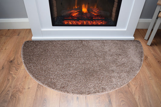 Half Moon - Plain Design - Light Brown
