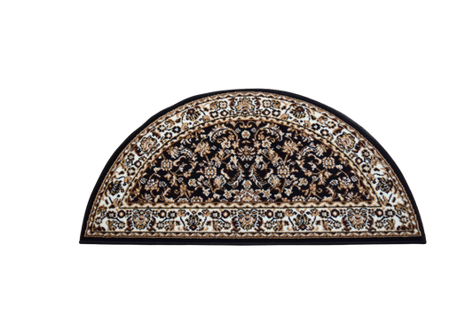 Luna Half Moon Rug - Classical - Black