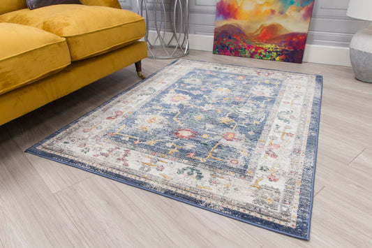 Boho Rug Vesta Design - Blue