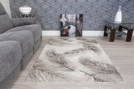 Boutique Rug Range - Plumes - Beige