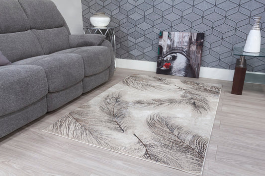 Boutique Rug Range - Plumes - Beige