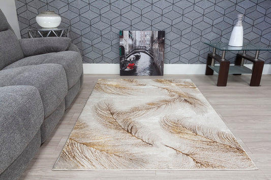Boutique Rug Range - Plumes - Ochre