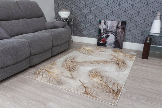 Boutique Rug Range - Plumes - Ochre