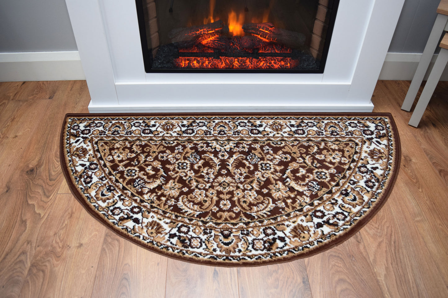 Luna Half Moon Rug - Classical - Brown