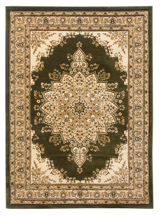 Classique Range - Medallion Rug - Green