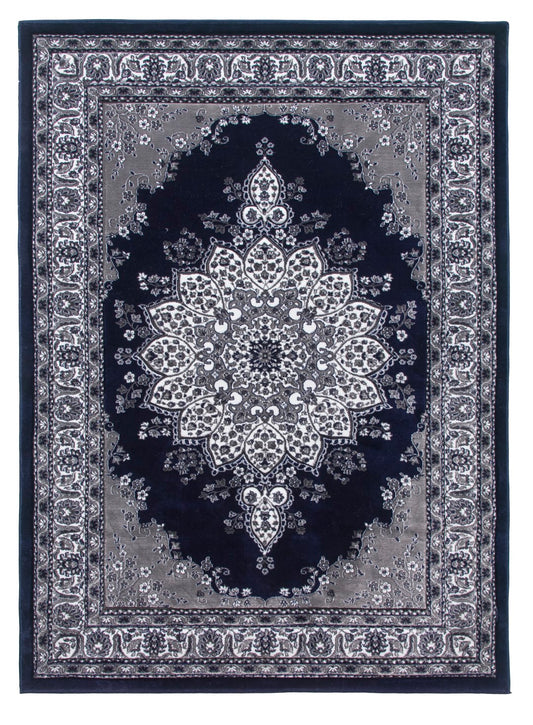 Classique Range - Medallion Rug - Navy