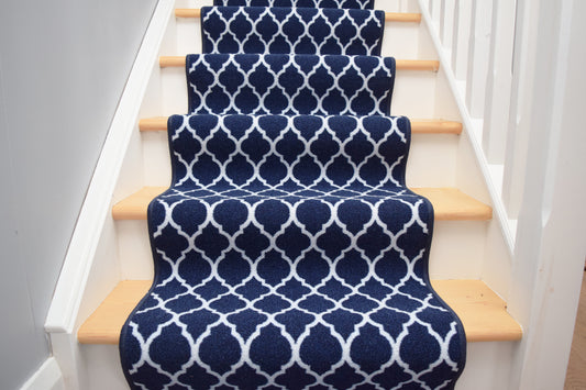 Made To Measure Riviera Trellis Wide - Blue