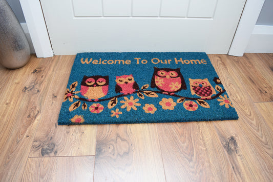 Coir Doormats - Owls