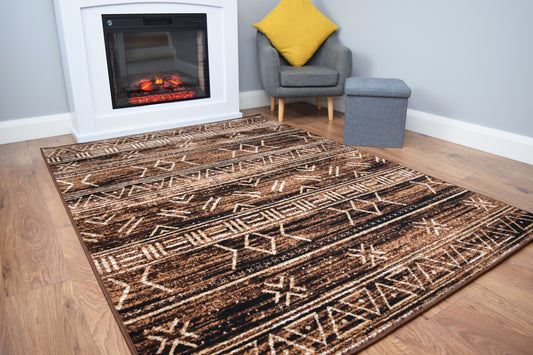 Luna Range -Aboriginal Design - Brown