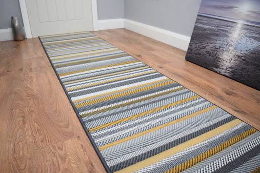 Made To Measure Luna Stripes - Grey | Yellow