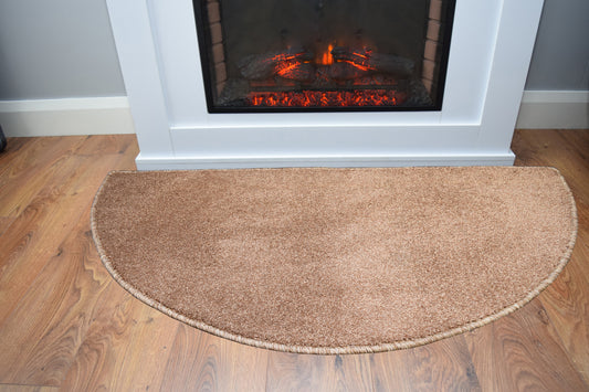 Half Moon - Plain Design - Light Brown