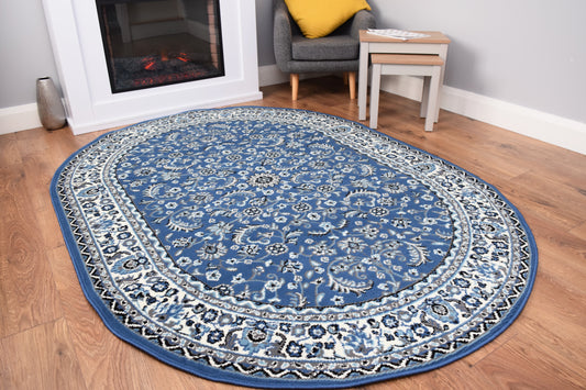 Luna Rug - Oval Range - Classical Blue
