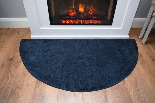 Half Moon - Plain Design - Navy Blue