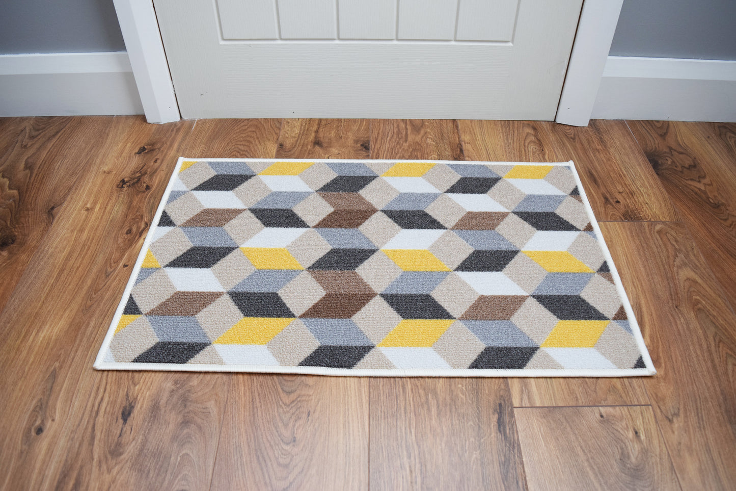 Riviera Cube Mat & Runner -  Ochre