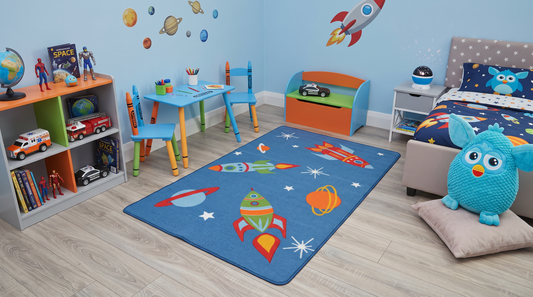 Kids Play Mat - Rockets