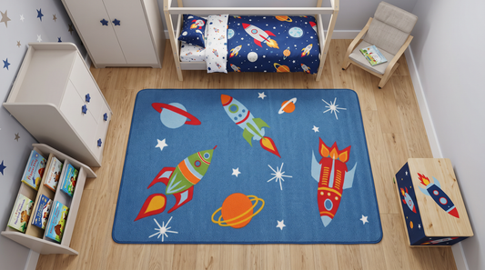 Kids Play Mat - Rockets