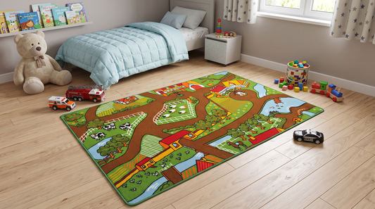 Kids Play Mat - Farmyard