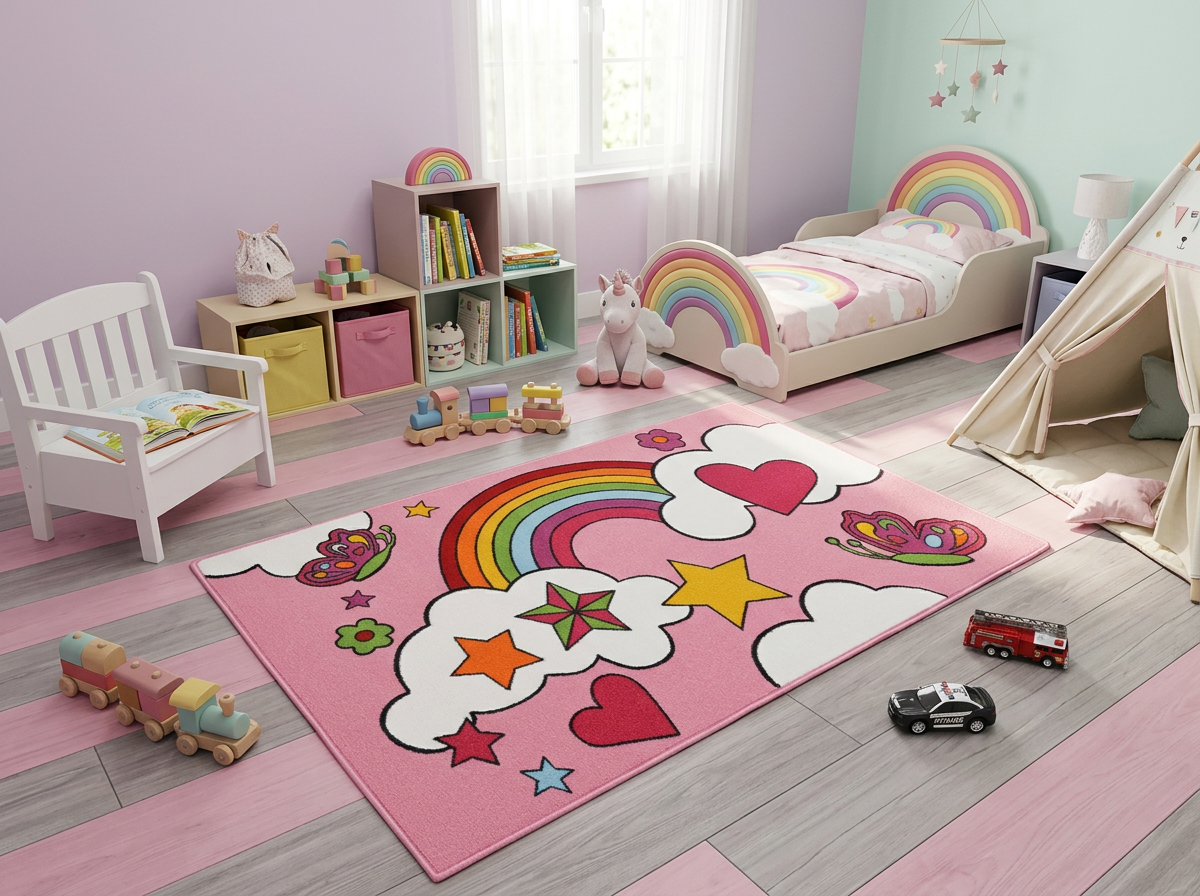 Kids Play Mat  - Rainbow