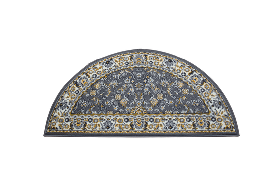 Luna Half Moon Rug - Classical - Grey