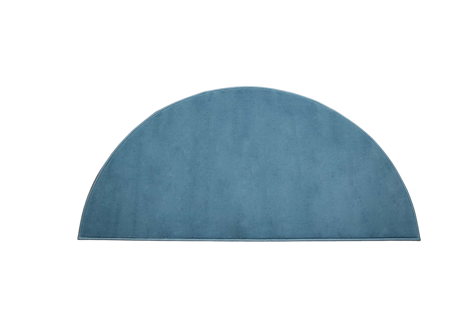 Google Half Moon Rug Luna Half Moon Rug - Plain - Blue – SuperRugStore